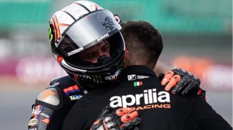 Terharu! Marco Bezzecchi Sukses Raih Podium Walau Sambil Menahan Sakit
