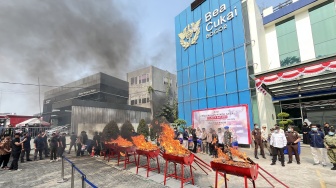 Nilainya Fantastis! Bea Cukai Bogor Musnahkan 10 Juta Batang Rokok Ilegal Rp15,2 Miliar