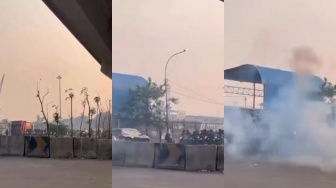 Kampung Bahari Memanas! Massa Lawan BNN dan Brimob Pakai Petasan saat Gerebek Narkoba