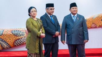 Pesona Puan Maharani dengan Kebaya Hijau Olive di Sidang Tahunan MPR 2026