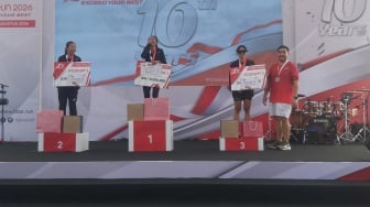 6000 Pelari Ramaikan Titan Run 2026, Jarak 17,8 Km Berbuah Rekor MURI