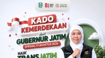 Kado HUT ke-81 Kemerdekaan RI, Gubernur Khofifah Gratiskan Naik Trans Jatim pada 17 Agustus 2026