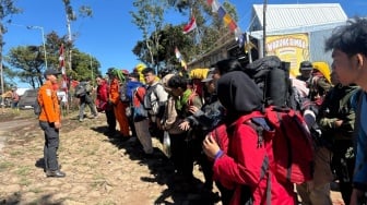 2.557 Pendaki Padati Gunung Bawakaraeng untuk Kibarkan Merah Putih, Begini Situasi Terkini