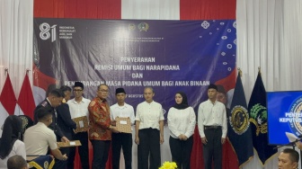 HUT Ke-81 RI, 7.555 Warga Binaan di Jakarta Dapat Hadiah Remisi