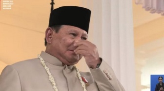 Momen Haru Presiden Prabowo Berkaca-kaca Saat Lagu 'Bagimu Negeri' Menggema di Istana Merdeka