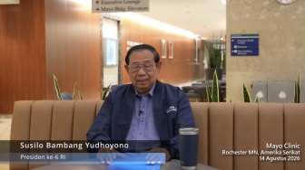 SBY Minta Maaf Tak Ikut Upacara HUT Kemerdekaan di Istana: Saya Pulang September