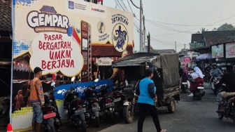 Lewat Seni Jathilan, Program GEMPAR di Pasar Ngino Sleman Dongkrak Omzet Pedagang