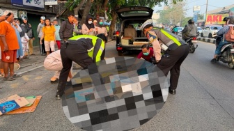 Pelajar 15 Tahun di Serang Tewas Terlindas Truk Usai Gagal Menyalip dari Kiri