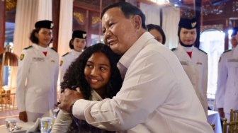 Dari Paskibraka hingga Penerjun, Prabowo Jamu Petugas Upacara HUT RI di Hambalang