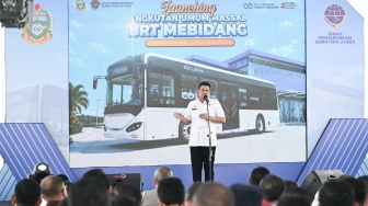 Bobby Nasution Resmikan BRT Mebidang, Dorong Integrasi Transportasi Publik Mebidang