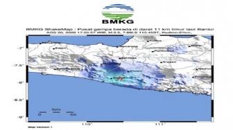 Gempa M3,5 Guncang Bantul, Getaran Terasa hingga Solo dan Magelang