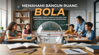 Rumus Volume dan Luas Permukaan Bola: Lengkap dengan Sifat, Jenis, dan Contoh Soal