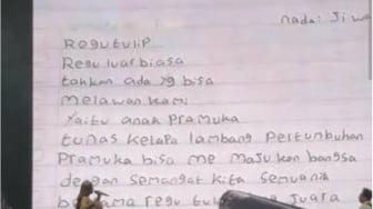 Yel-yel Regu Tulip di Jamnas 2026 Viral, Ghea Indrawari Nyanyikan Live!