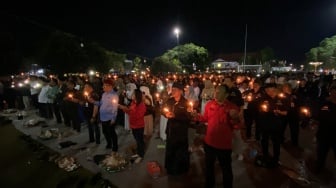 Pati Kompak! Ratusan Ormas Deklarasi Damai di Alun-alun, Tegaskan Tolak Aksi Provokatif