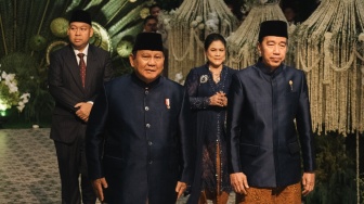 Prabowo dan Jokowi Jadi Saksi Akad Nikah Kasespri Rizky Irmansyah