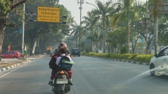 Kualitas Udara Pekanbaru Masih Tidak Sehat, Warga Diminta Batasi Aktivitas