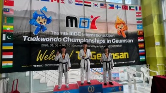 Siswa Bantul Bawa Pulang Emas dari Kejuaraan Taekwondo Internasional di Korea Selatan