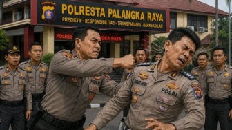 Polisi vs Polisi di Palangka Raya: Kanit Reskrim Ribut dengan Kasat Lantas, Satu Orang Luka