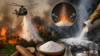 Benarkah Tepung Ubi Bisa Padamkan Api? Penelitian Asing Ungkap Fakta Mengejutkan