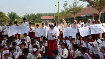 Sekolah Bakal Digusur, Ratusan Murid SD di Batanghari Mengadu ke Presiden