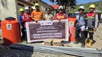 Tim ERT Gosowong Hadir di Tengah Duka, Bantu Warga NTT Bangkit Pascagempa