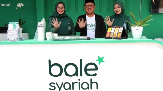 Direktur Utama PT Bank Syariah Nasional Alex Sofjan Noor,aat berkunjung di Kantor Yayasan PP Bahrul Ulum, Jombang, Jawa Timur, Kamis (27/8/2026). [handout]
