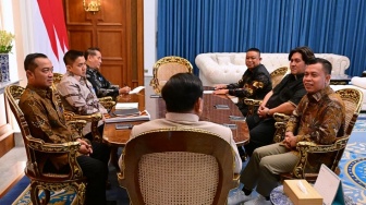 Panglima Jilah Temui Prabowo di Istana, Bahas Solusi Karhutla dan Nasib Masyarakat Adat