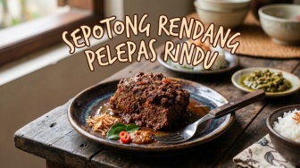 Sepotong Rendang Pelepas Rindu
