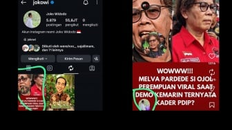 Viral! Akun Resmi Jokowi Mendadak Repost Konten Melva Pardede Lalu Dihapus Lagi, Ada Apa?