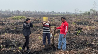 Pemilik Lahan di Bengkalis Jadi Tersangka Karhutla