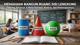 Mengenal Macam-Macam Bangun Ruang Sisi Lengkung: Konsep Penting dan Cara Menghitungnya