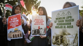 Warga Israel Serang Masjid Nur al-Din Zanki di Nablus