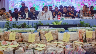 Operasi Gabungan Bongkar Pengiriman 800 Kg Ketamin di Kepri