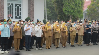Kabut Asap, Gubernur Kalteng Kumpulkan ASN Gelar Apel Penanganan Karhutla