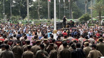Angkot Tua Terancam Mati, Sopir Geruduk Balai Kota Bogor: Kalau Dimatikan, Anak Istri Mau Makan Apa
