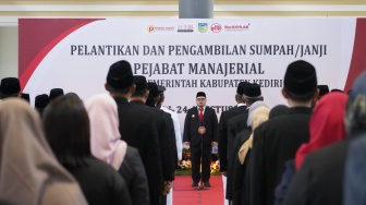 Kejar Manajemen Talenta, Mas Dhito Minta 121 Pejabat Baru Segera Kerja Maksimal
