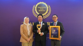 PT Biro Klasifikasi Indonesia (Persero) atau BKI meraih penghargaan Transportasi Indonesia Award 2026 di Auditorium Binakarna, Jakarta. [handout]