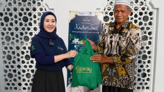 Enesis Group bersama BAZNAS menggelar program CSR “Wangikan 50 Masjid bersama Kispray Kasturi” di Banda Aceh, Jumat (4/9/2026). [handout]