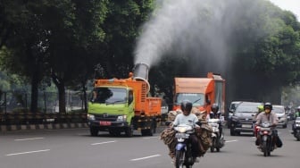 Kadar Partikel Abu Vulkanik di Jakarta Mulai Menurun