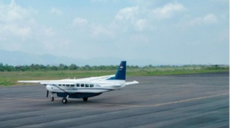 Di Tengah Abu Anak Krakatau, Bandara Atung Bungsu Pagar Alam Jadi yang Pertama Kembali Normal