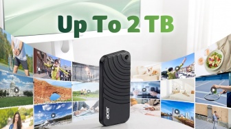 File Makin Besar, Acer PA100 Andalkan Kecepatan SSD 560 MB/s