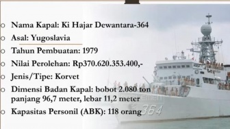 Lewat Paripurna, DPR RI Sepakati Penjualan Kapal Eks KRI Ki Hajar Dewantara Buatan Yugoslavia