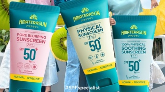 7 Rekomendasi Sunscreen Amaterasun untuk Berbagai Masalah Kulit Sesuai Klaim