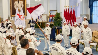 Prabowo Lepas 430 Atlet Indonesia ke Asian Games 2026