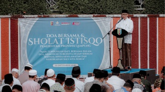 Dihimpit Kemarau dan Erupsi Anak Krakatau, Lampung Gelar Salat Istisqa: Mengetuk Pintu Langit