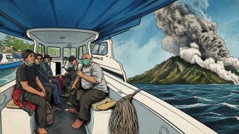 Tiga Hari Mencari Masih Misteri, Menanti Kabar 5 Jurnalis yang Hilang di Anak Krakatau