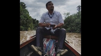 Demi UMKM Naik Kelas, Kepala Unit BRI Rela Tempuh Jalan Berlumpur di Rantau Prapat