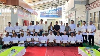 Jeruji Jadi 'Pesantren', Puluhan Napi di Kendari Berhasil Khatam Al-Qur'an