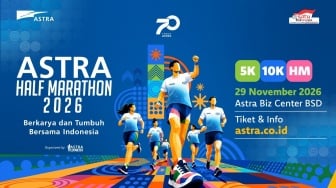 Perjalanan Menuju 70 Tahun Astra: Pendaftaran Astra Half Marathon 2026 Resmi Dibuka 15 September