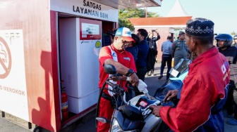 Penampakan SPBU Modular di CPI Makassar, Mulai Beroperasi Hari Ini